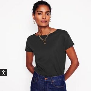 Boden Supersoft boat neck tee